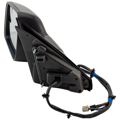 Left Heated Folding Mirror with Turn Signal in Black for Ram 1500 2019-2022