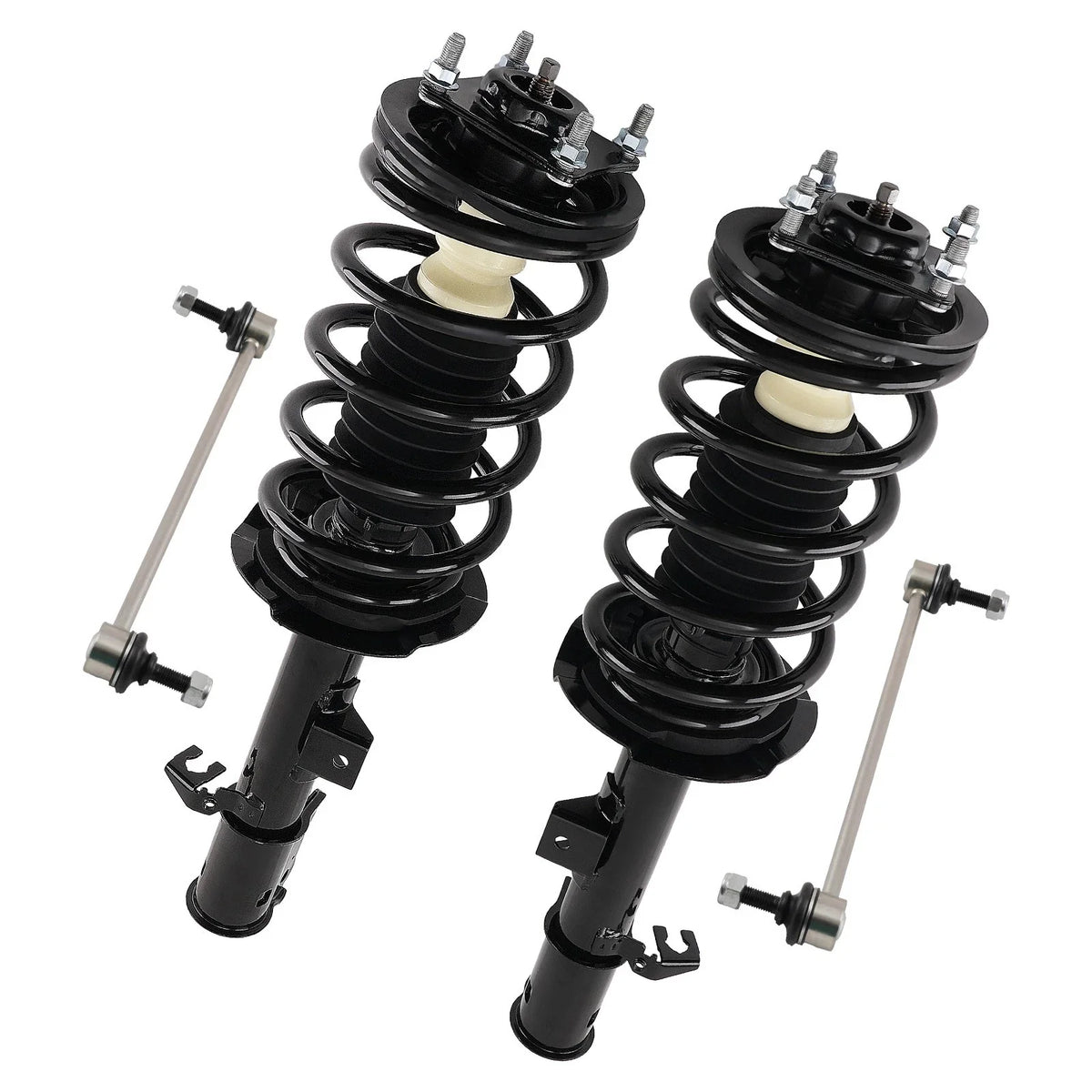 Front Strut Spring and Sway Bar End Link Assembly for 2005–2011 Mazda Tribute