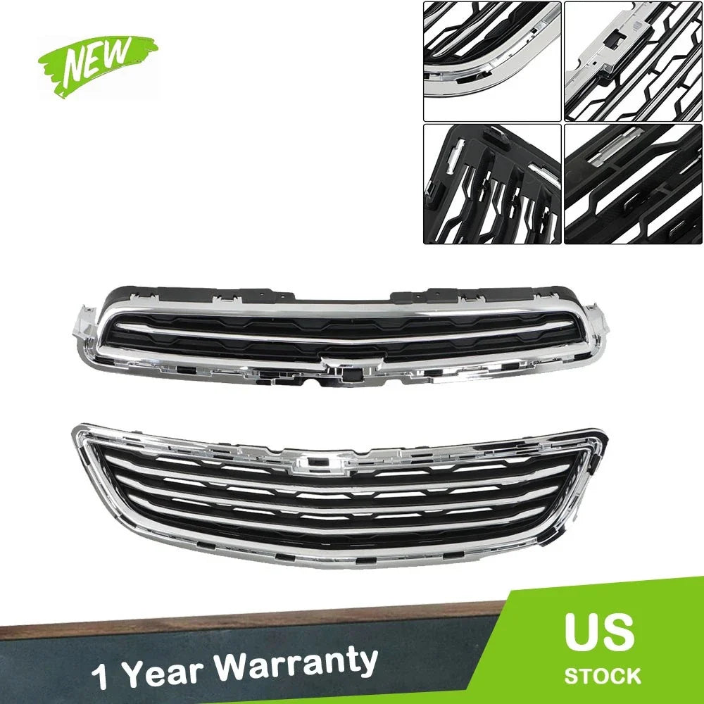 Lower Grille for Chevy Trax (2014–2016) Black with Chrome Molding