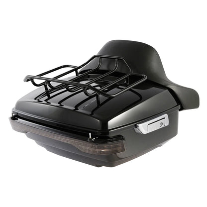 LED Trunk Backrest Pad Rack for Harley Road Glide (2014–2026)