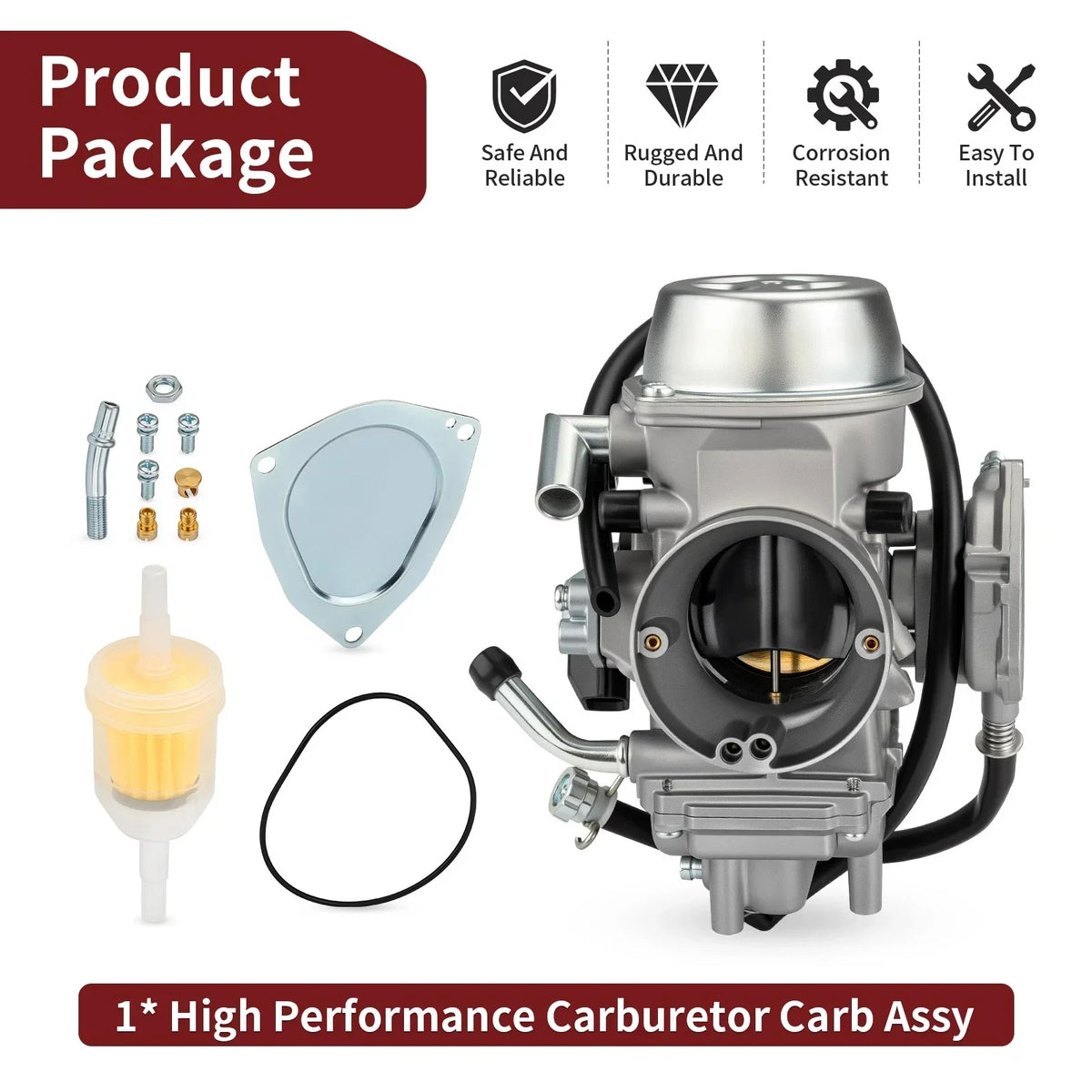 Carburetor for Yamaha YFZ450 ATV (2012-2013 Model)