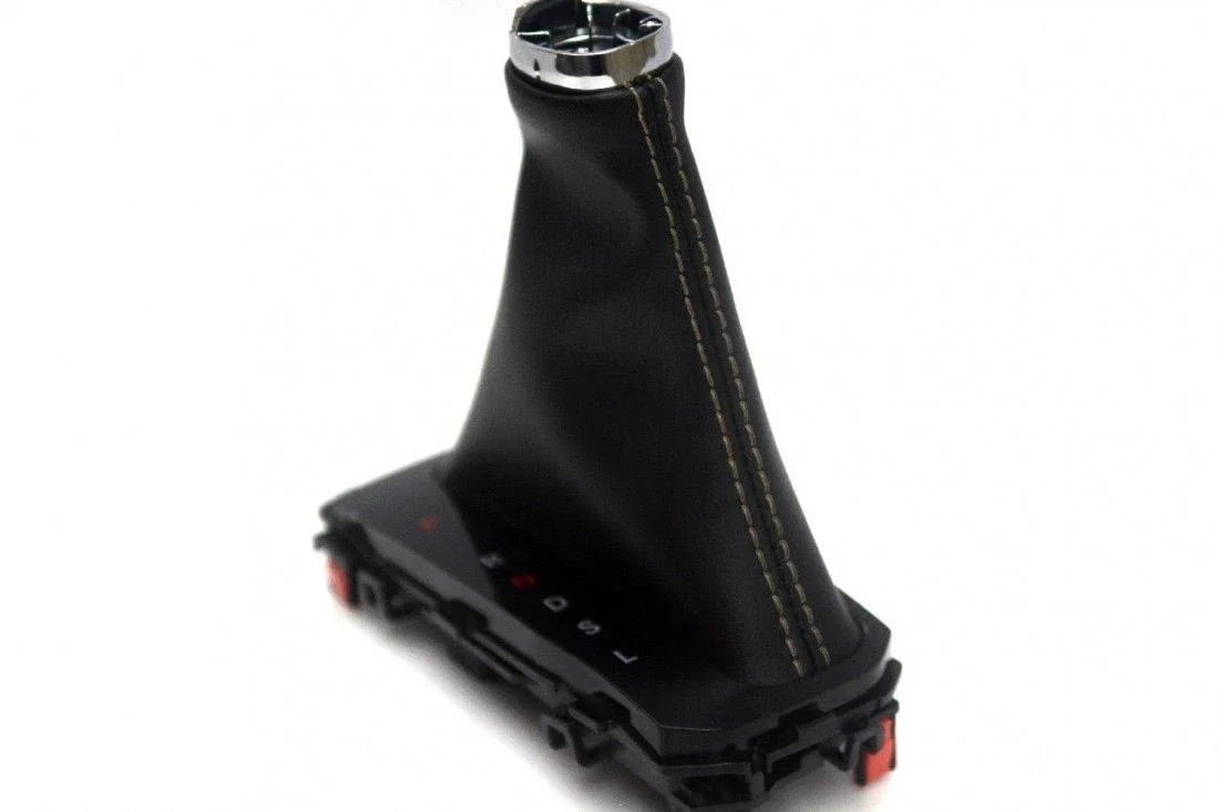 Automatic Shift Boot for Honda Civic (2016–2020) - Leather Synthetic, Gray Stitch