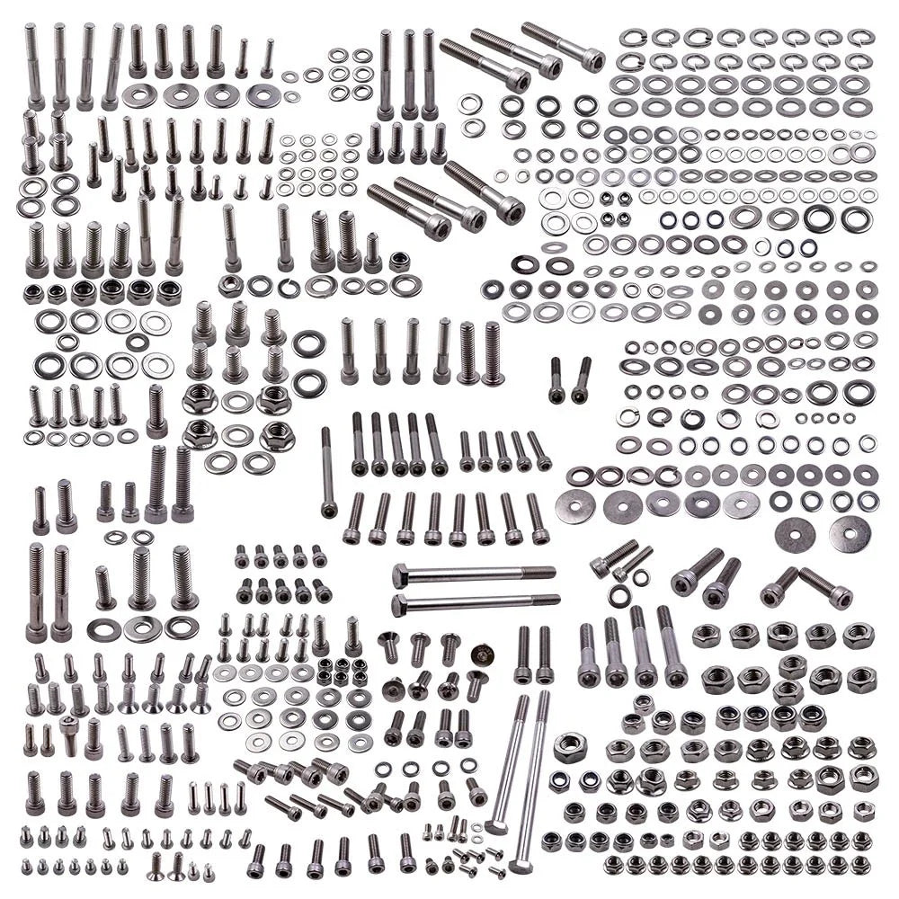 659pcs Stainless Steel Bolt Screw Set for Yamaha Banshee (1987–2006)