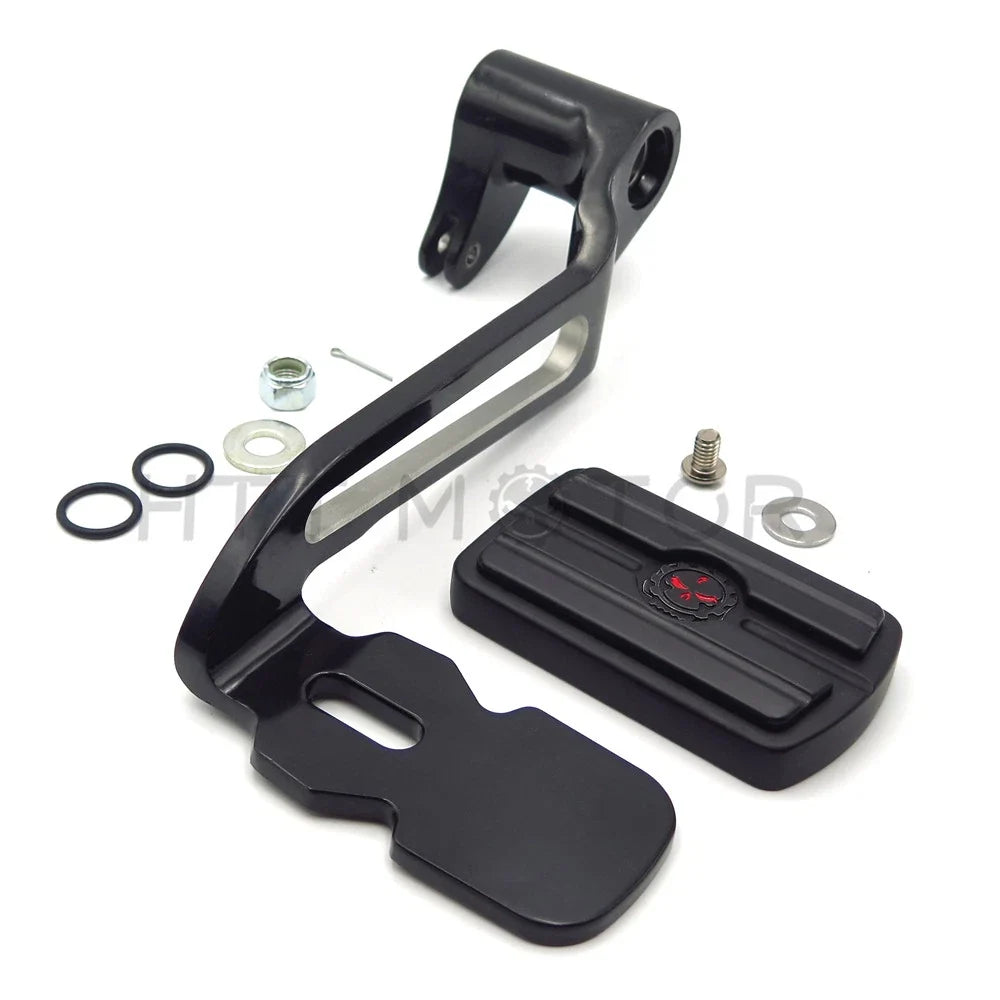 Brake Pedal Gear Skull Foot Peg for Harley Touring Trike Road King (2014–2018)
