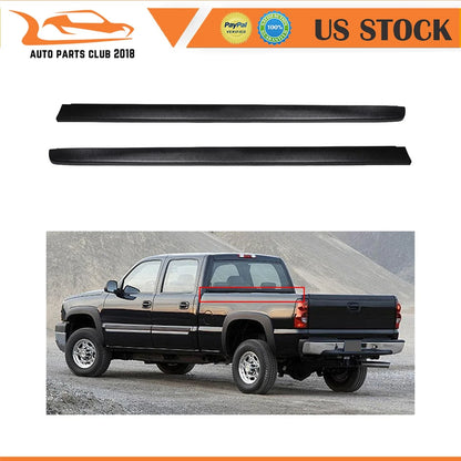 Smooth Bed Rail Caps (2pcs) for 1999-2006 GMC Sierra / Chevy Silverado