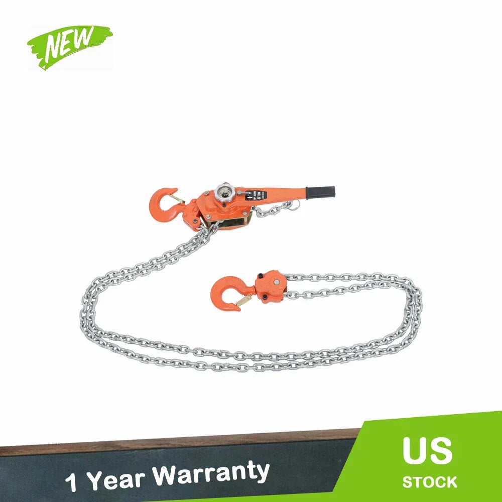 2X 13200lb Lever Block Chain Hoist with 10ft Lift Capacity