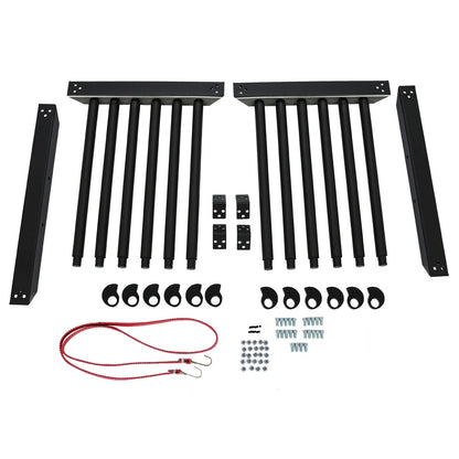 Windshield Rack for Auto Glass Cargo (5 Lite) - Black Steel