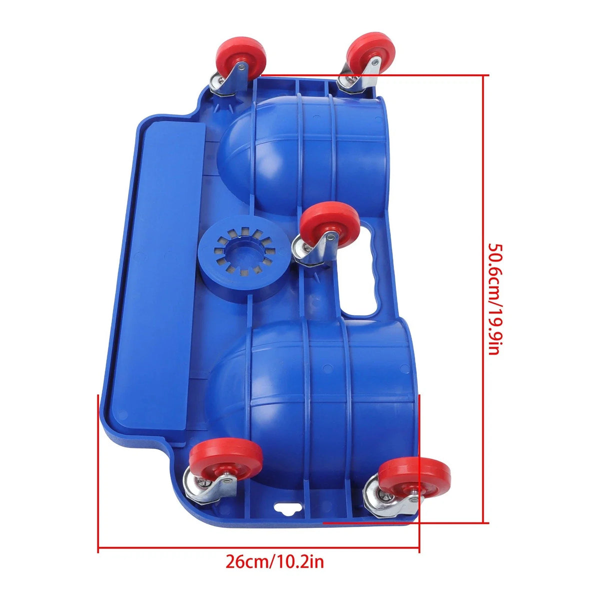 Knee Rolling Creeper Pad Set with Tool Tray & 5 Wheels