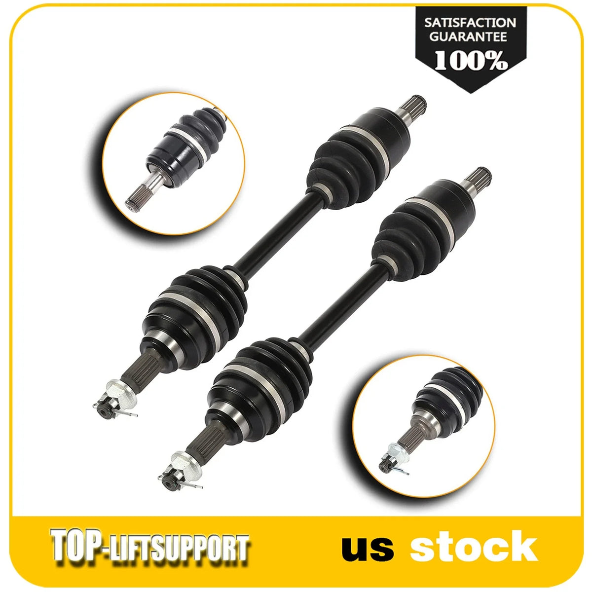 2X Front CV Axle for Honda Foreman 400 (1995–2001)
