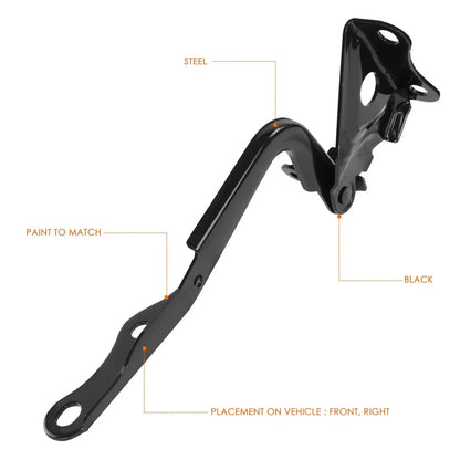 Steel Engine Hood Hinge RH for Toyota RAV4 2006 to 2012
