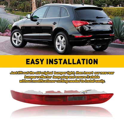 Left Side Rear Lower Tail Light for Audi Q5 (2009–2016) Bumper Reflector Lamp