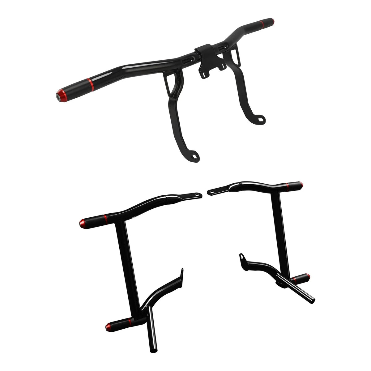 Engine Guard Bar with Saddlebag Support Guards for 2014-2023 Harley Touring
