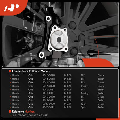 Steering Knuckle Front Left for Honda Civic 2016-2021