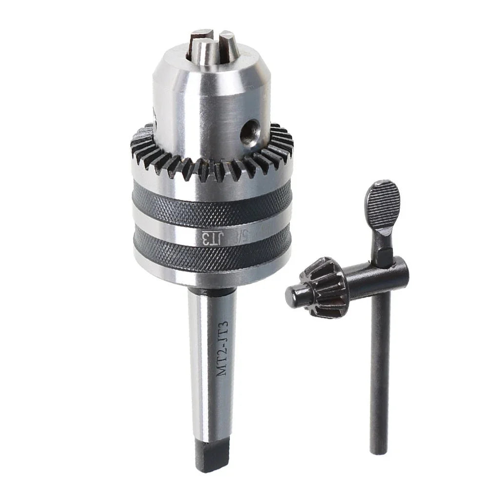 Drill Chuck 1/32" - 5/8" with MT2-JT3 Shank and Key
