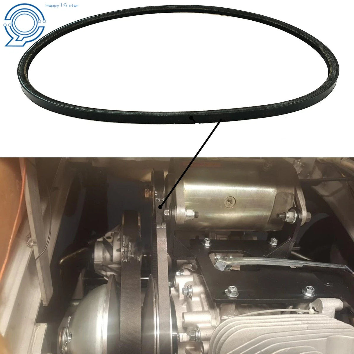 Starter Generator Belt for Club Car DS/Precedent (1997–Present)