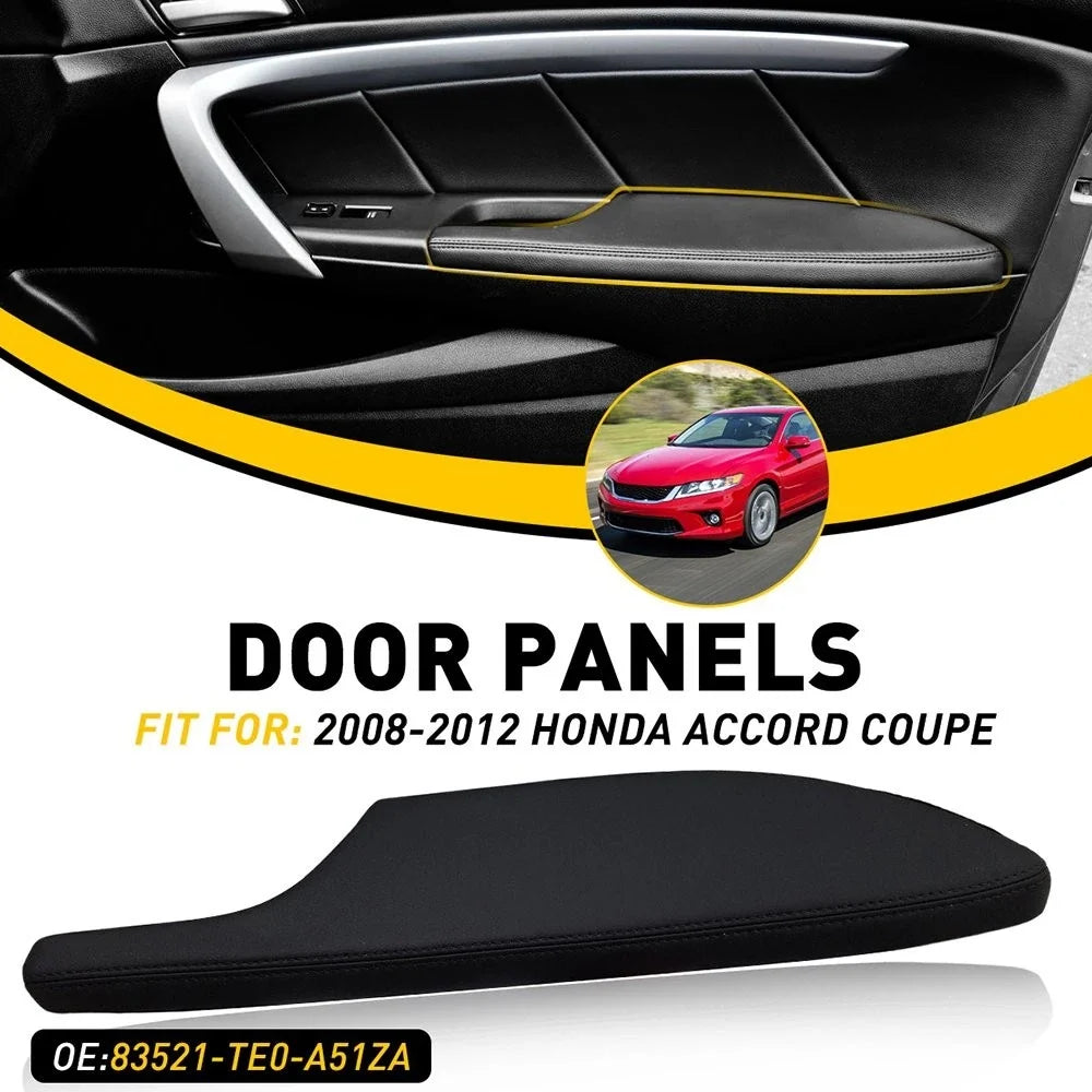 Front Right Door Armrest Panel for Honda Accord Coupe (2008–2012) Black EXV