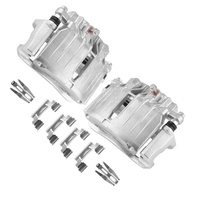 Rear Left & Right Brake Calipers w/Bracket for 2007-2014 Silverado 1500