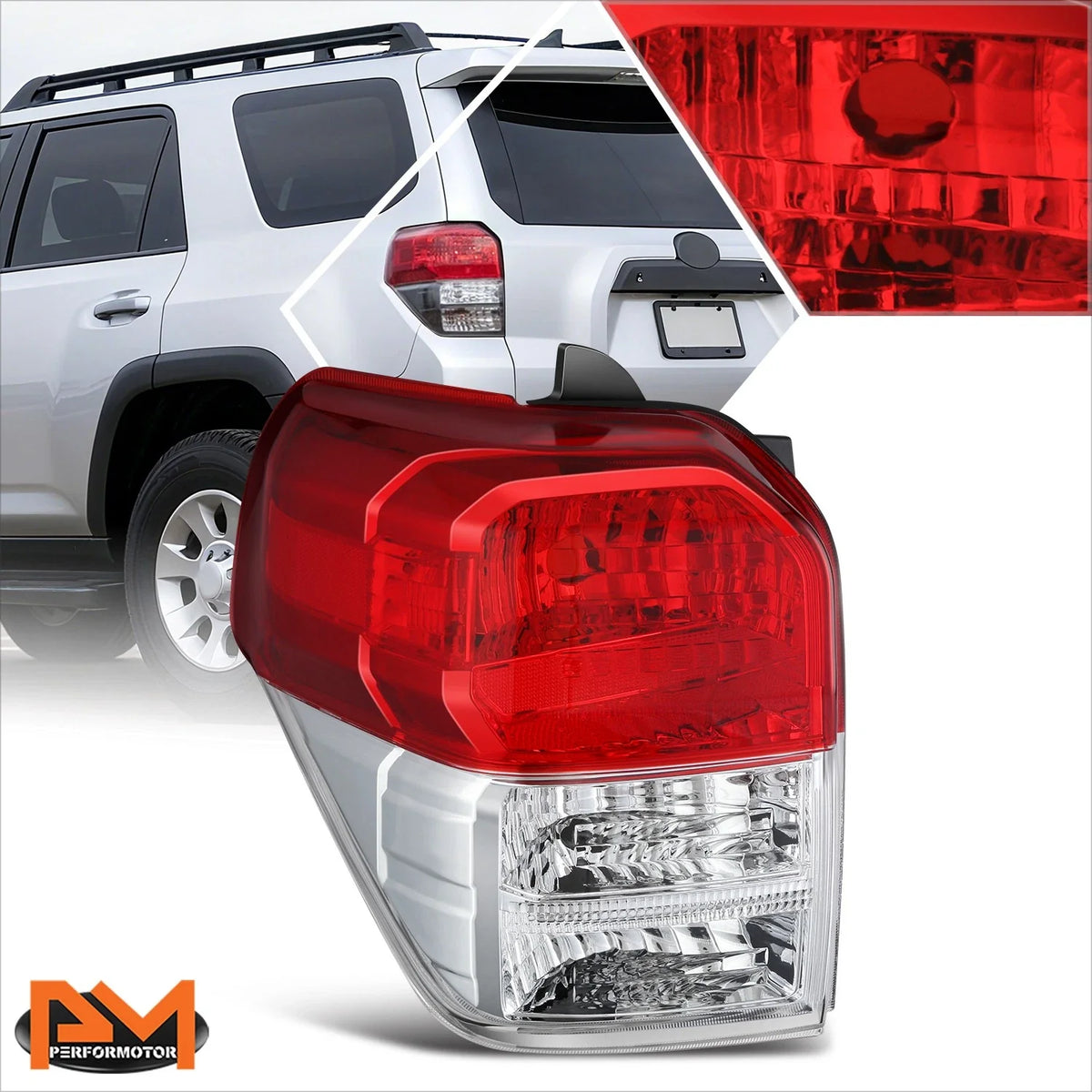 Chrome Tail Light Assembly for 4Runner (2010-2013) Toyota