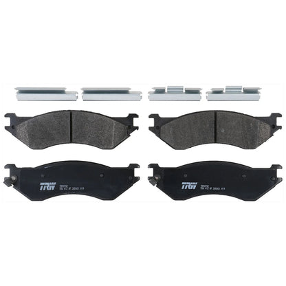 Set of 2 TRW Disc Brake Rotor and Pad Kit for Ford (2004)
