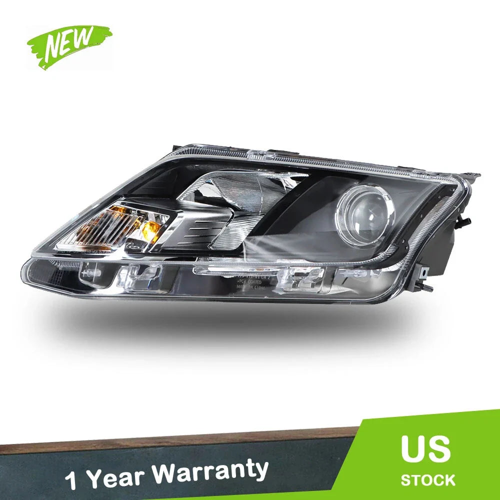 Front Headlight Headlamp Black for Ford Fusion (2010–2012)
