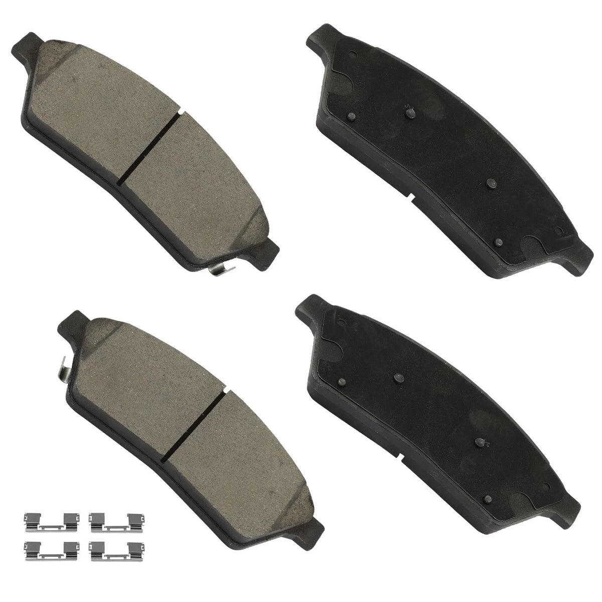 Set of 4 Front Ceramic Brake Pads for Cadillac SRX (2011–2016)