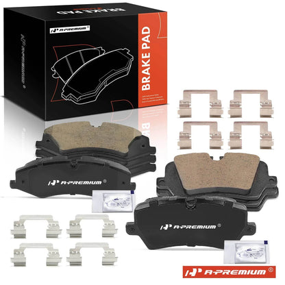 8x Front & Rear Ceramic Brake Pads for Land Rover Range Rover (1995–2023)