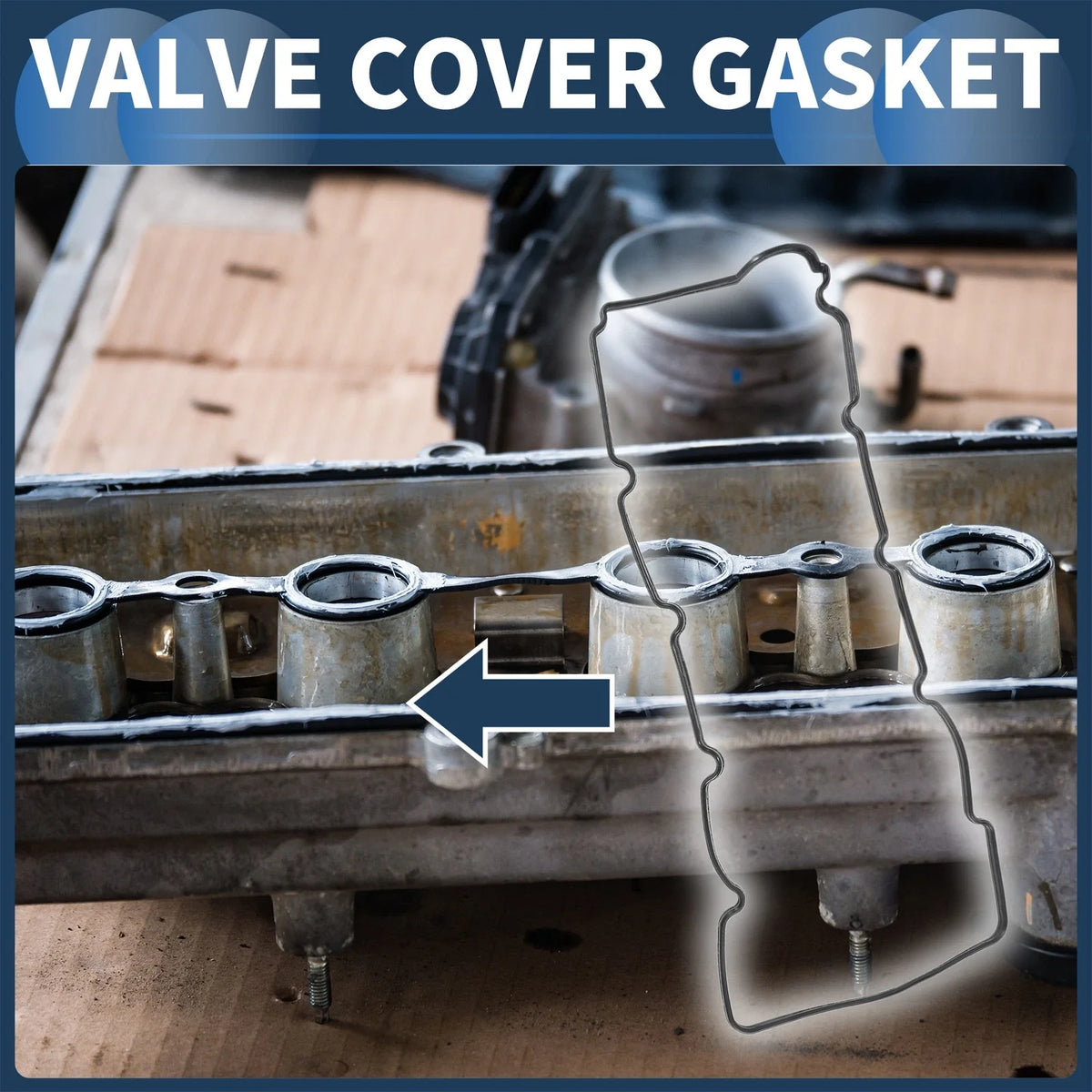 Valve Cover Gasket No. 224412A100 for Hyundai Accent (2005–present) & Kia Rio (2005–present)