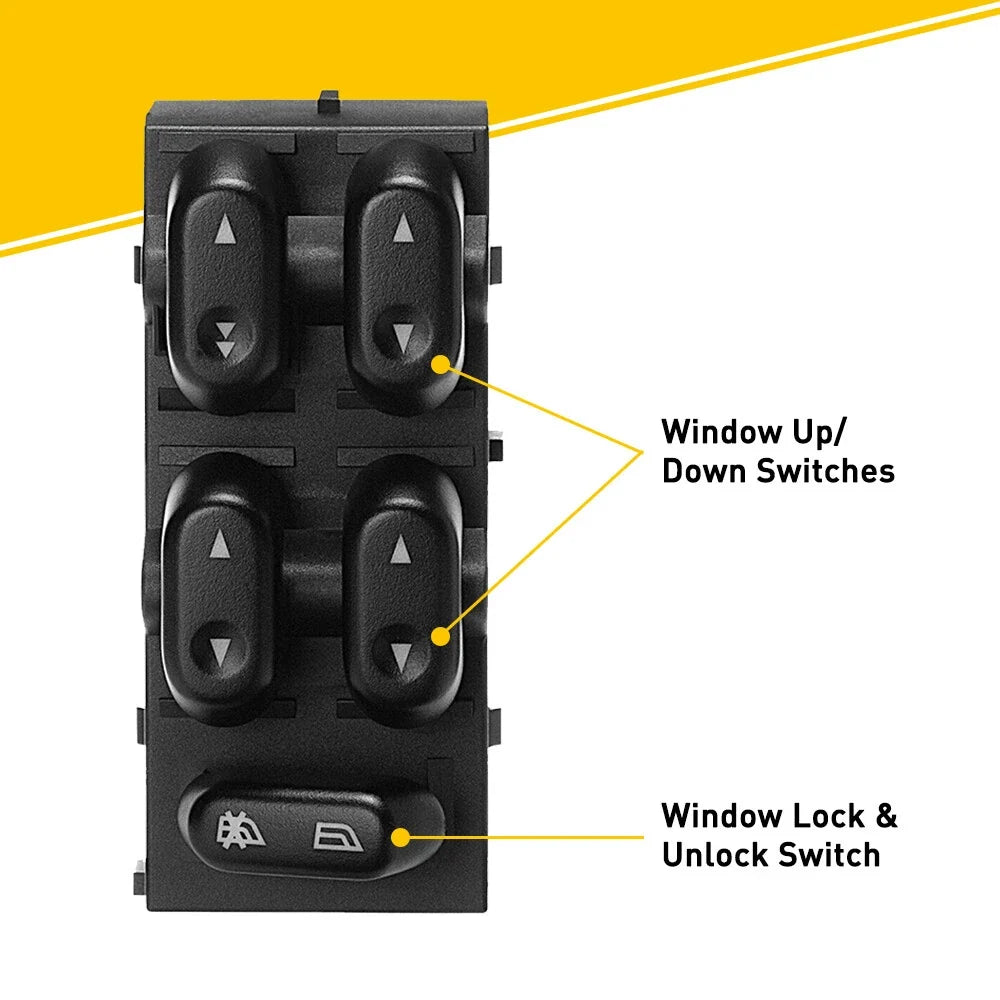 Power Door Window Control Switch for 2004-2008 Ford F150 Left Side