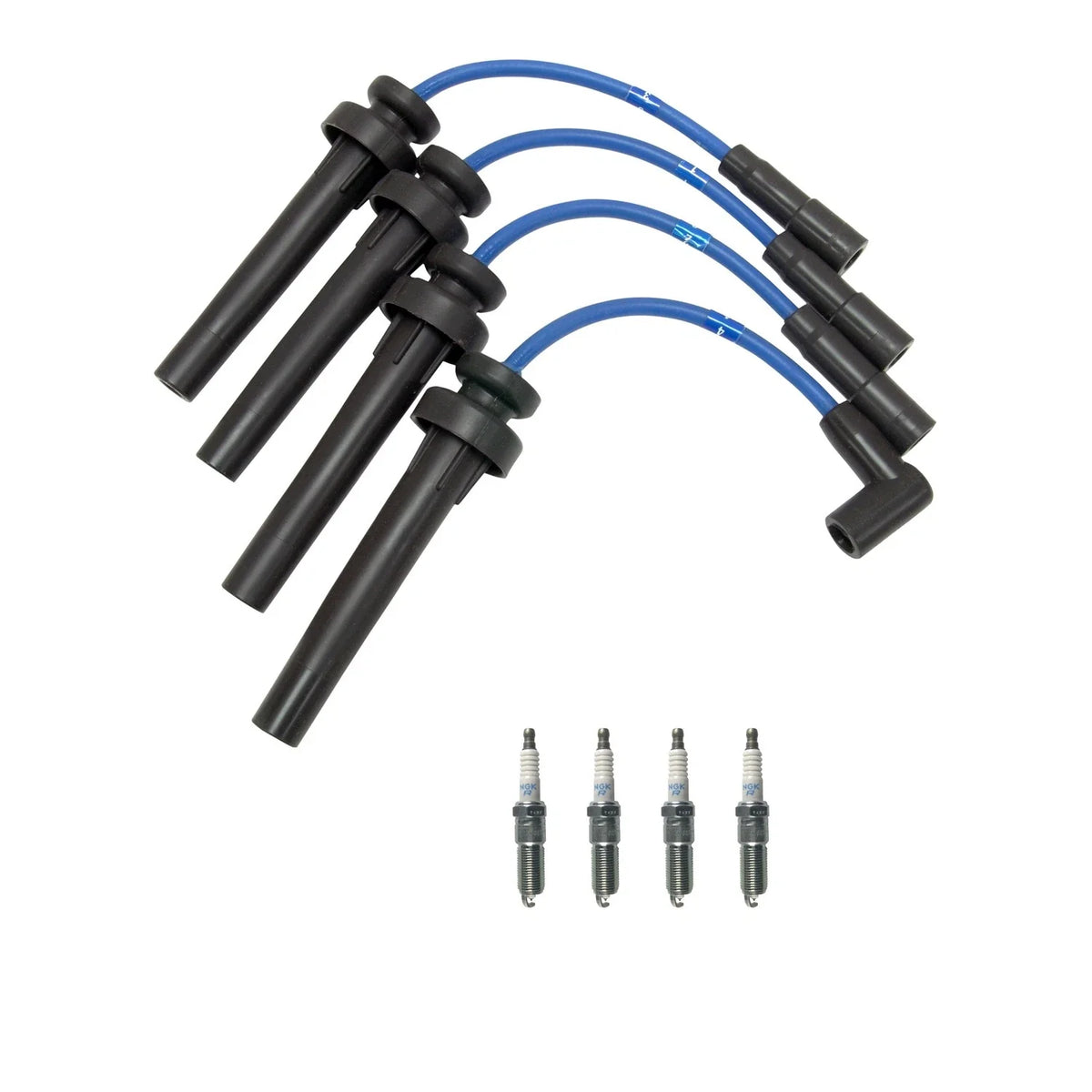 NGK 7mm Wire Set 4 Platinum Spark Plug Kit for PT Cruiser (2001–2010)