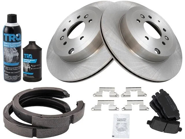 Rear Brake Pad Rotor Shoe Drum Kit for Mazda CX-9 (2007–2012) FH135DF