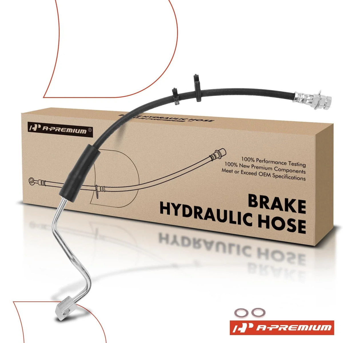 Front Right Brake Hydraulic Hose for Ford F-250 Super Duty (2005–2007)