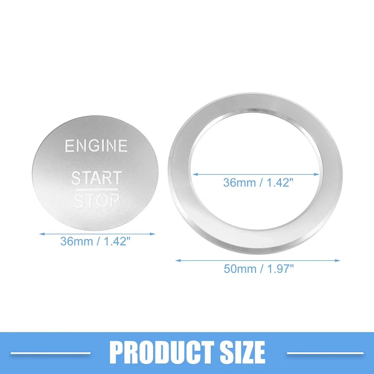 Engine Start Stop Button Cover for B C GLC GLA Mercedes-Benz 2015-2023