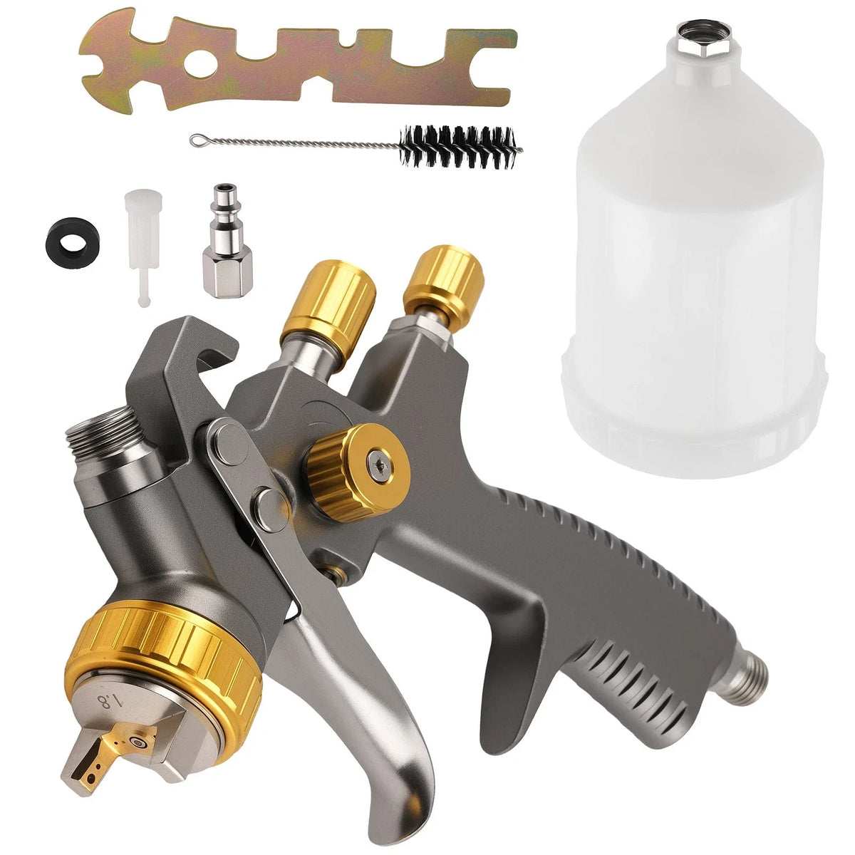 LVLP Paint Sprayer 1.8mm Nozzle for Auto (600ml Cup)