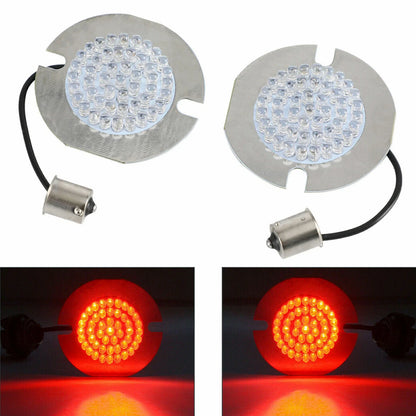 2X 1156 LED Turn Signal Light Bulbs for Harley Touring Road King Softail (T9)