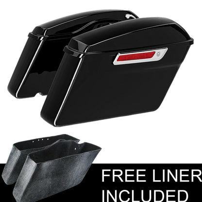 Hard Saddlebags with Bracket for Harley Fat Boy Softail (2018–Present)