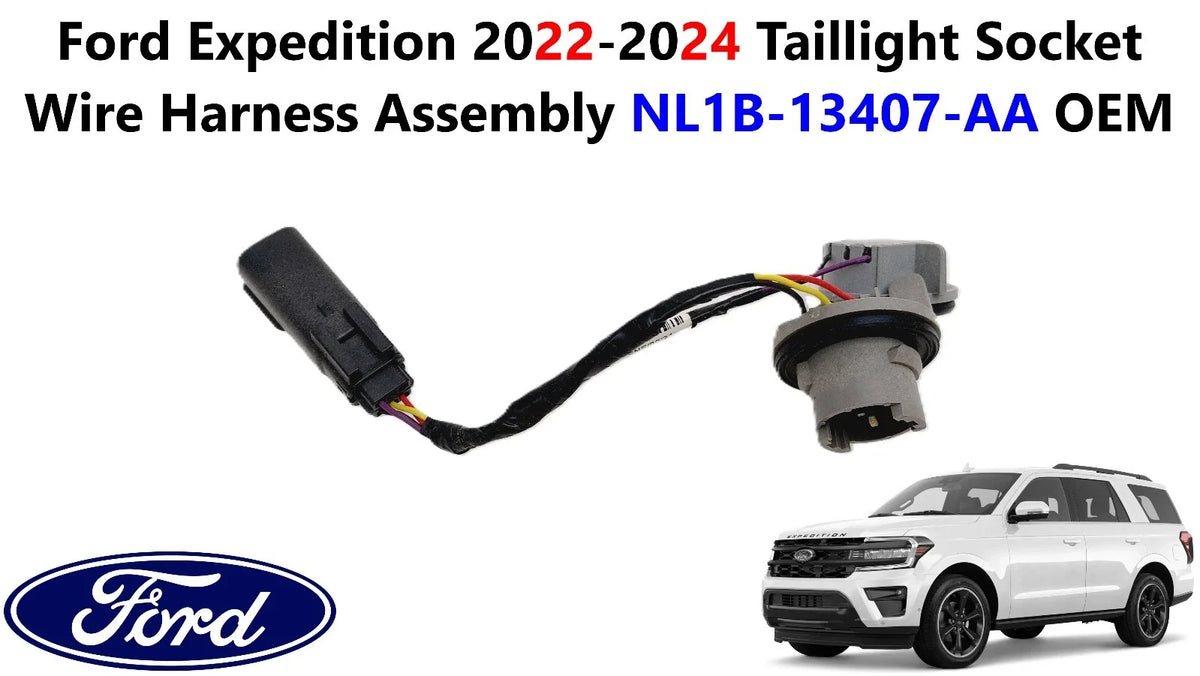 2022-2024 Ford Expedition Taillight Socket Wiring Harness Assembly