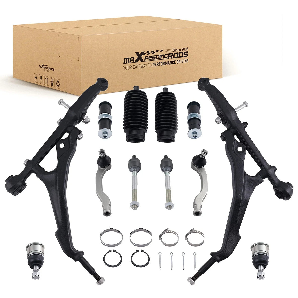 Set of 12 Front Lower Control Arms for Honda Civic (1992–1995) & Acura Integra (1994–2001)