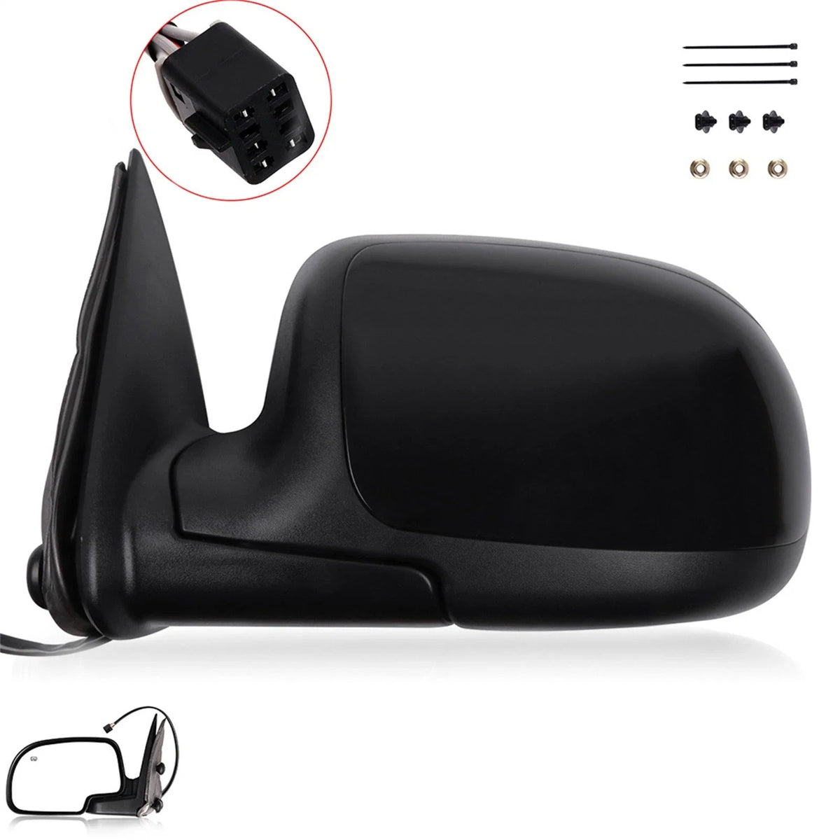 Driver Side View Mirror with Heat for Chevy GMC Yukon XL 2000-2002