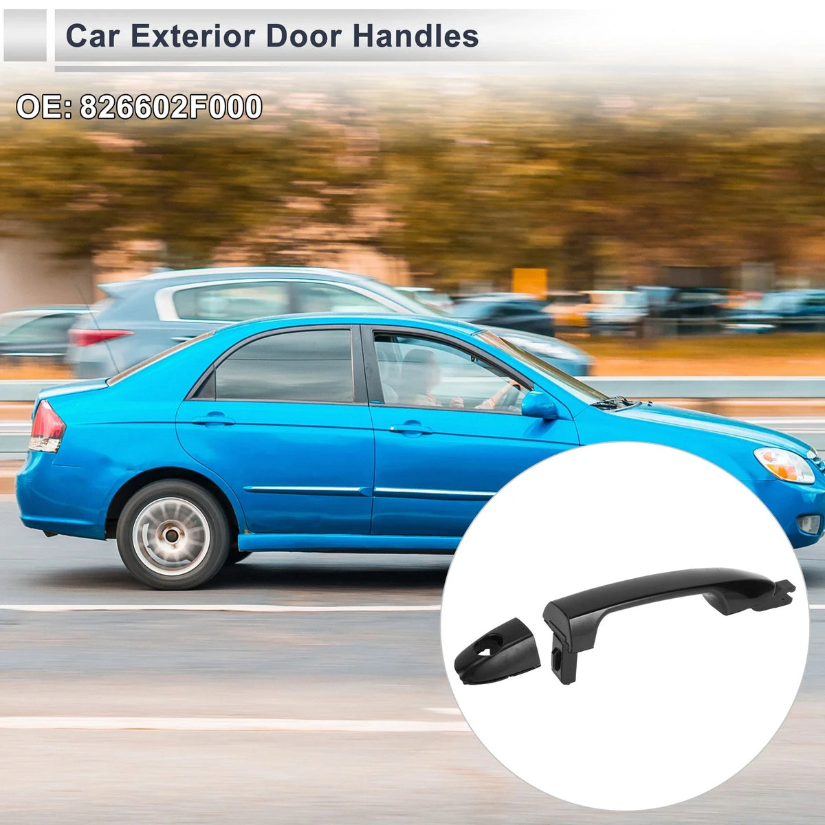 Front Right Door Handle for Kia Spectra Cerato (2005–2015) No. 826602F000