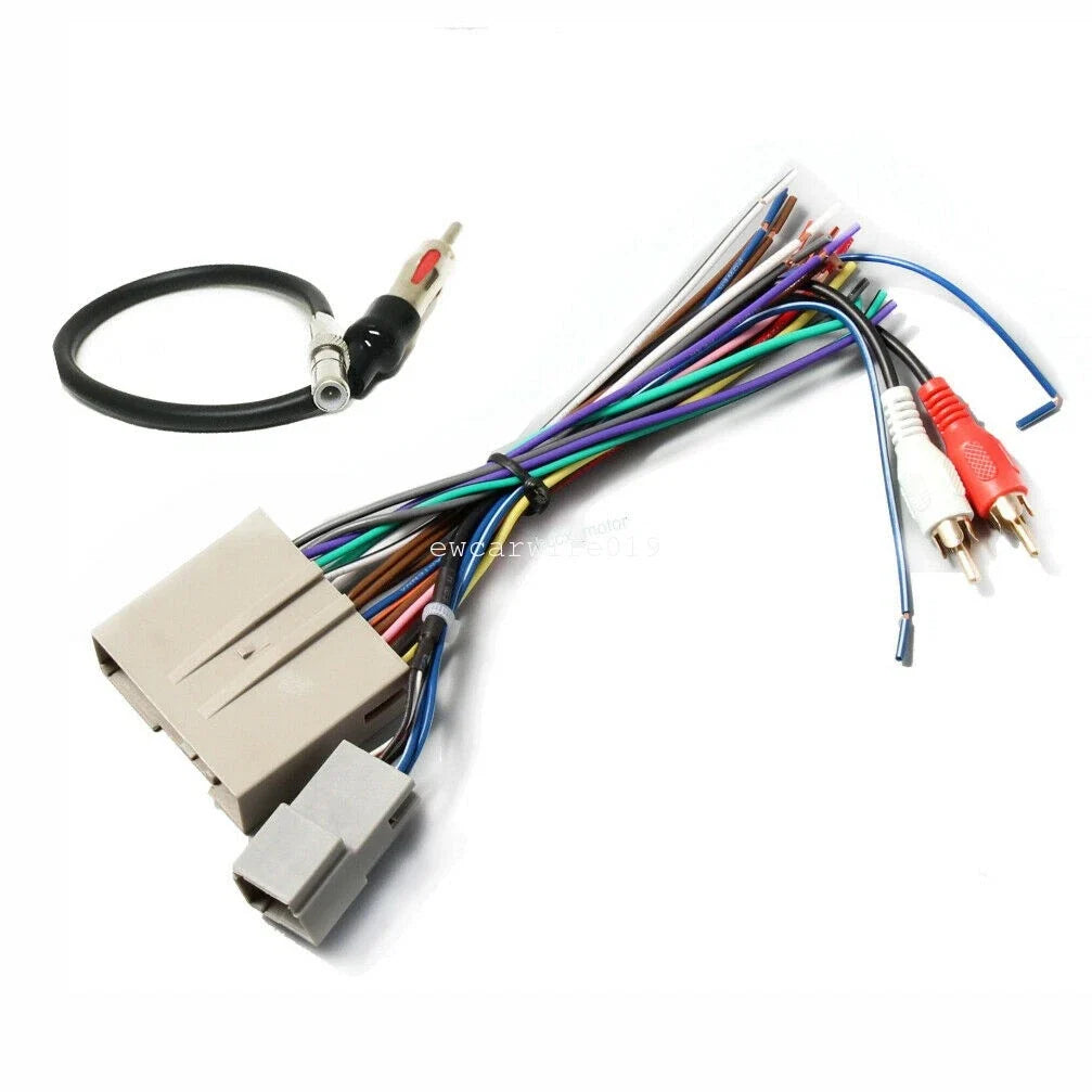 Radio Wiring Harness with Antenna Adapter for Ford F-150 Mustang (2004–2009)