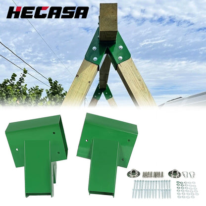Swing Set A-Frame Bracket Set (1-2-3) - 2 Pieces