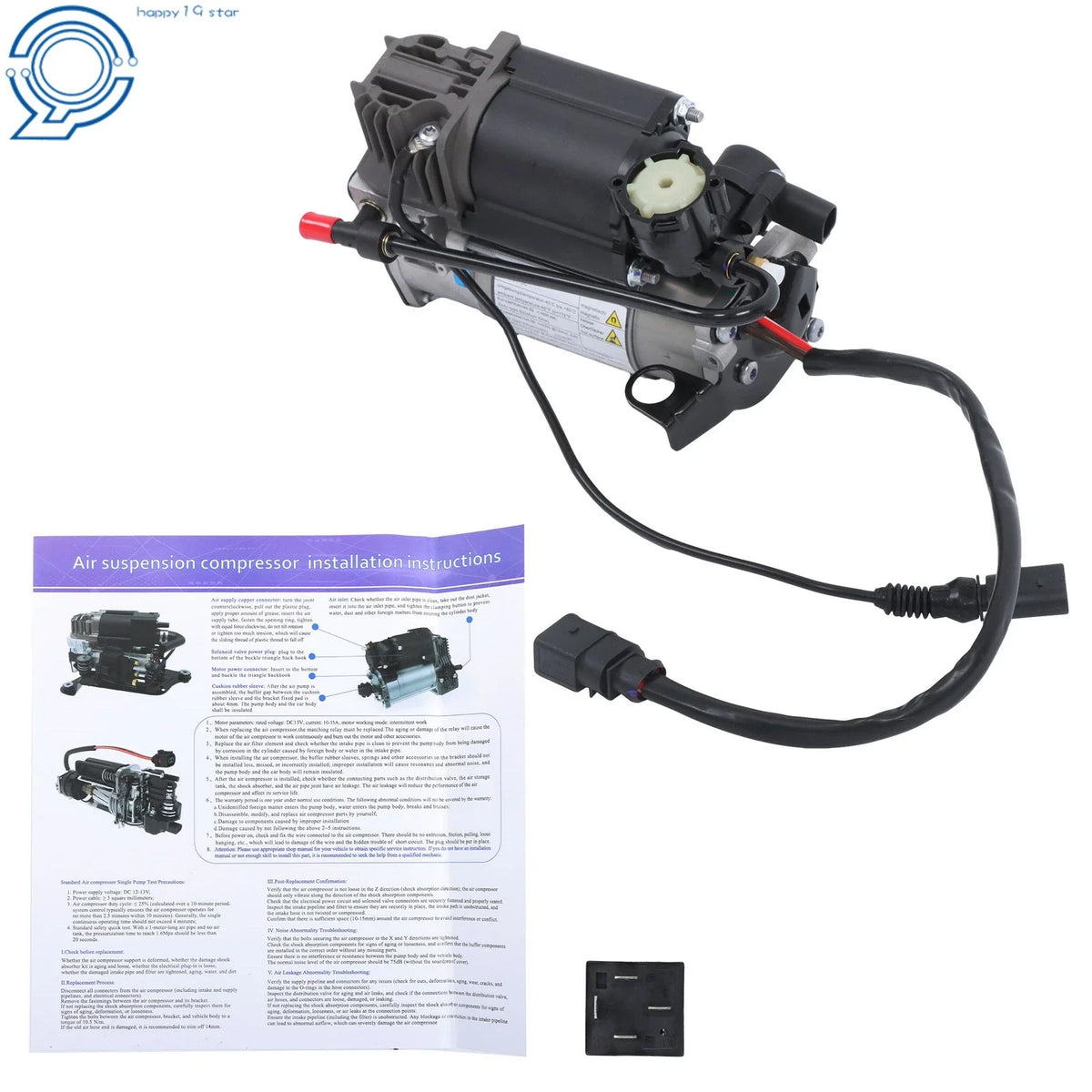 Air Suspension Compressor Pump for Bentley GT Coupe (2003–2012)