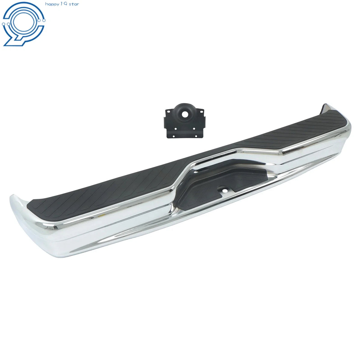 Chrome Step Bumper with Pads for E150 E250 E350 Econoline 1992-2014