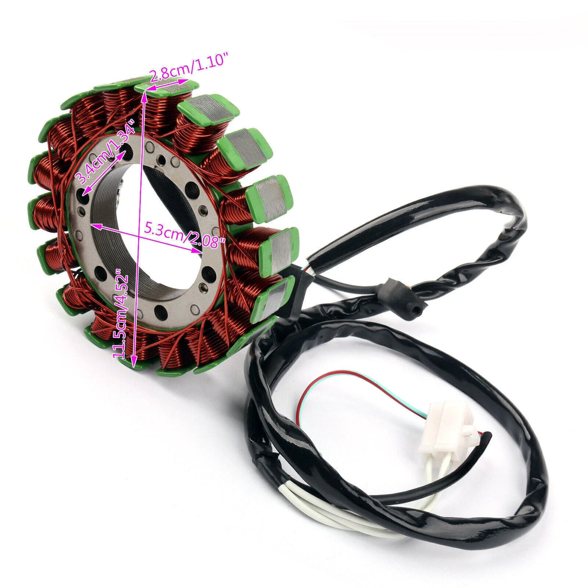 Generator Stator Coil for Honda XR650L (1993–2016), NX500 Dominator (1991–1999)