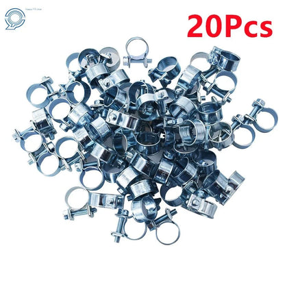 20 Fuel Injection Hose Clamps 19/32" (13mm - 15mm) for Various Uses