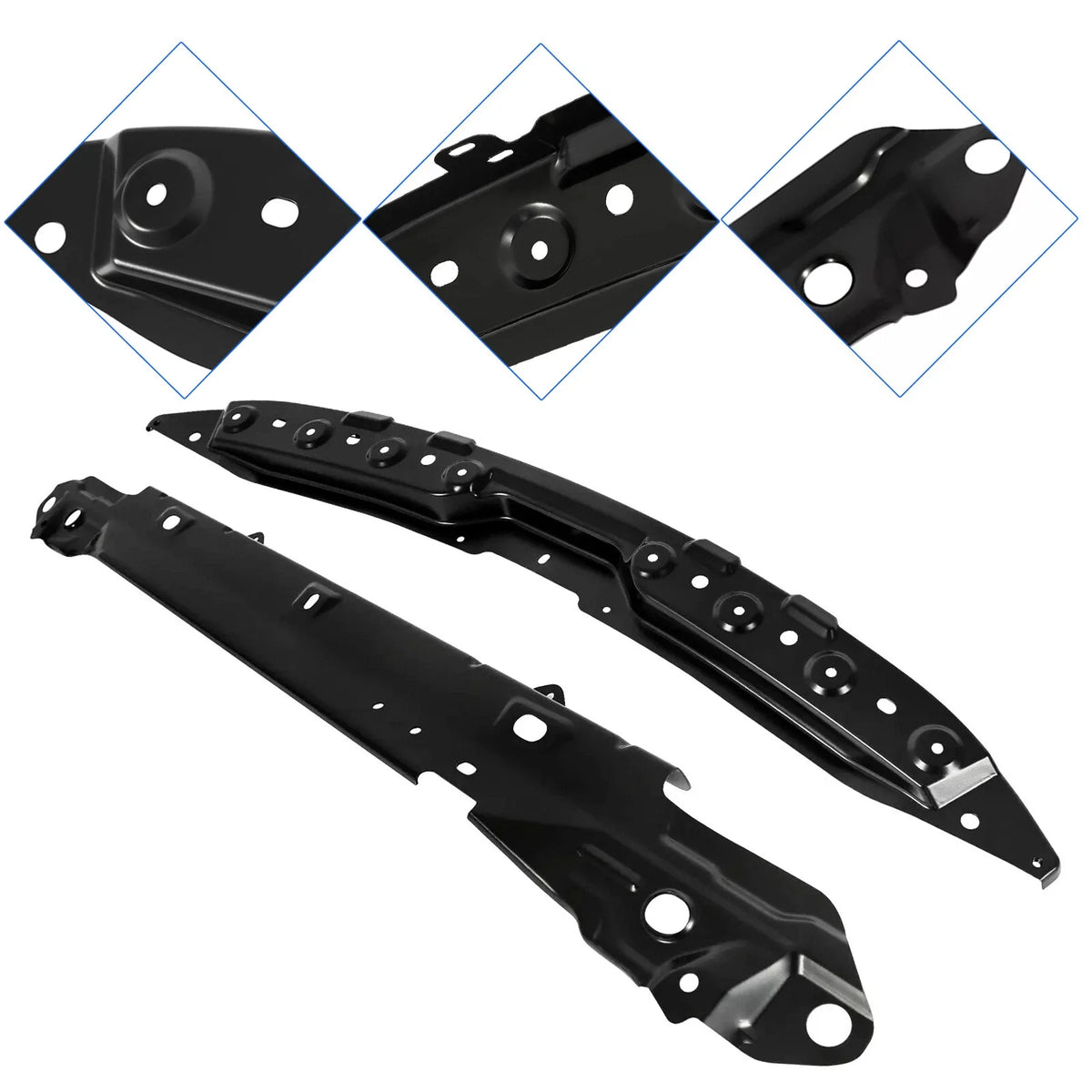 Right Bracket Retainer & Front Upper Radiator Panel for Infiniti Q50 2014-2023