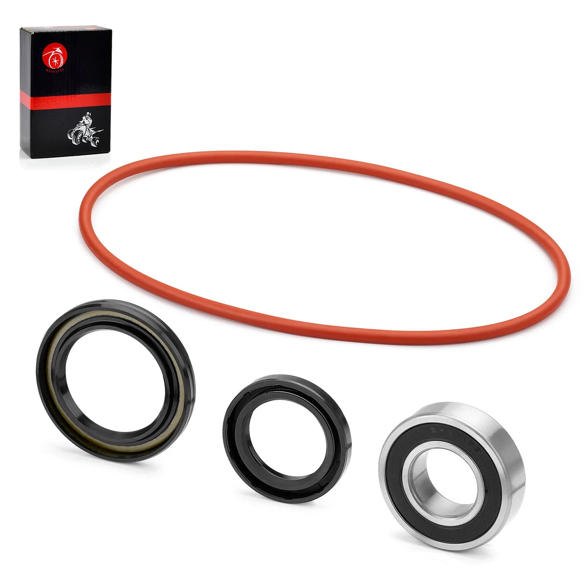 Rear Brake Drum Bearing & Seal Kit for Yamaha YFM350 Bruin Grizzly Wolverine (1999–2006)