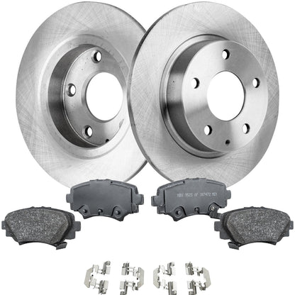 Brake Pad and Disc Kit for Rear of Mazda 3 (2014–2016)