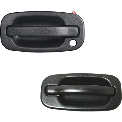 2X Exterior Door Handle Set for 1999-2007 Chevy Silverado GMC Sierra Cadillac