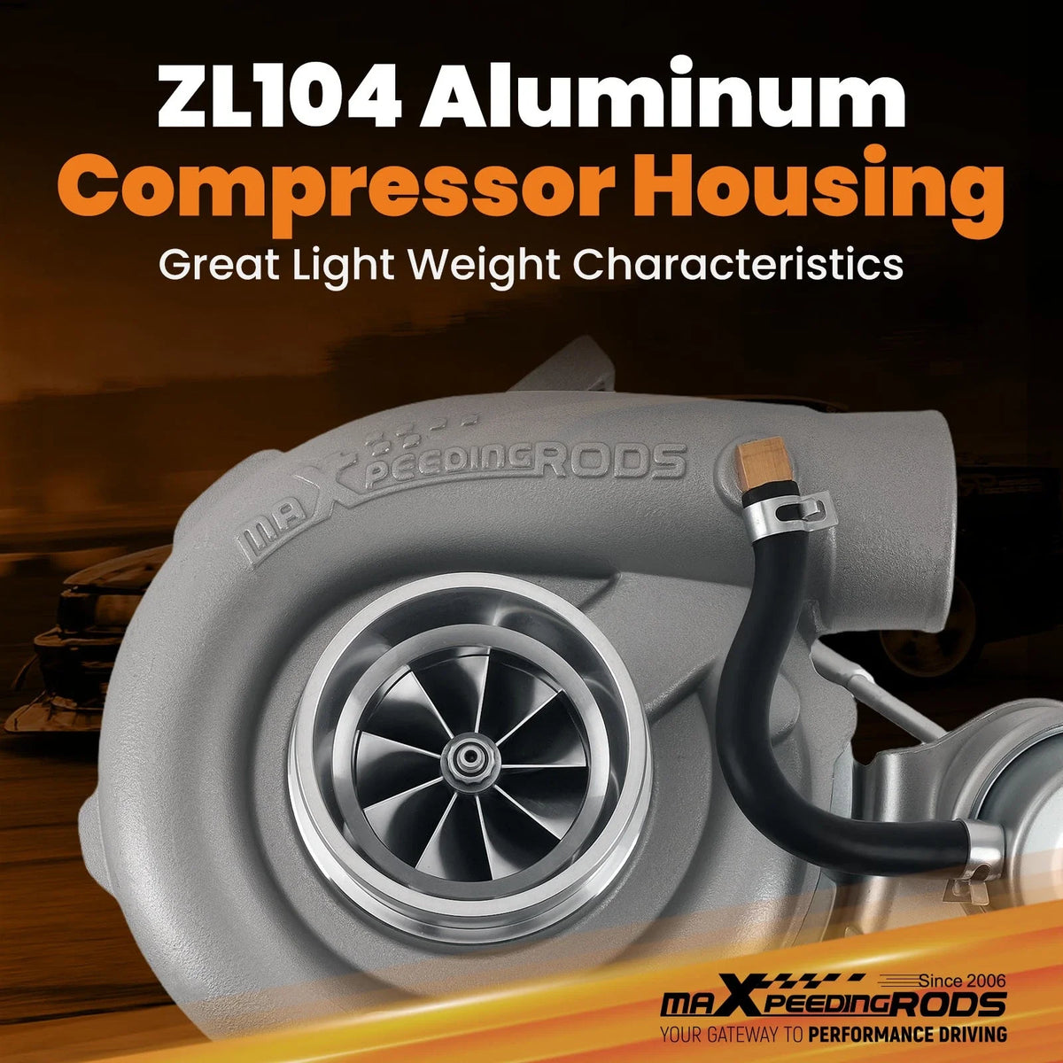Turbocharger T3.63 A/R Billet T04e for 420hp Use